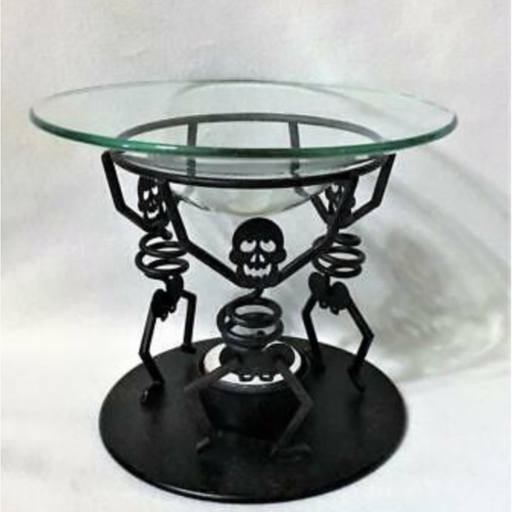 PartyLite Skeleton Bones Metal Warmer